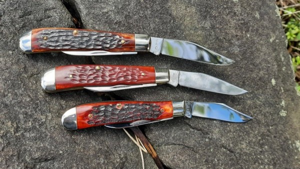 Case 6207 Mini T 1970s red bone