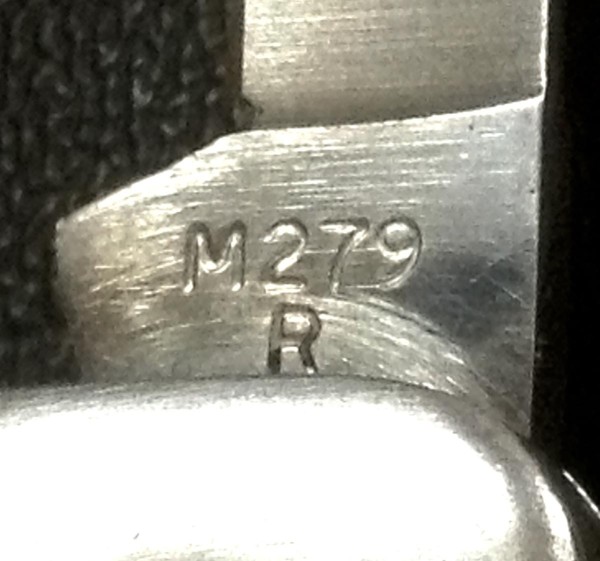 The Secondary Blade Front Tang Stamp.