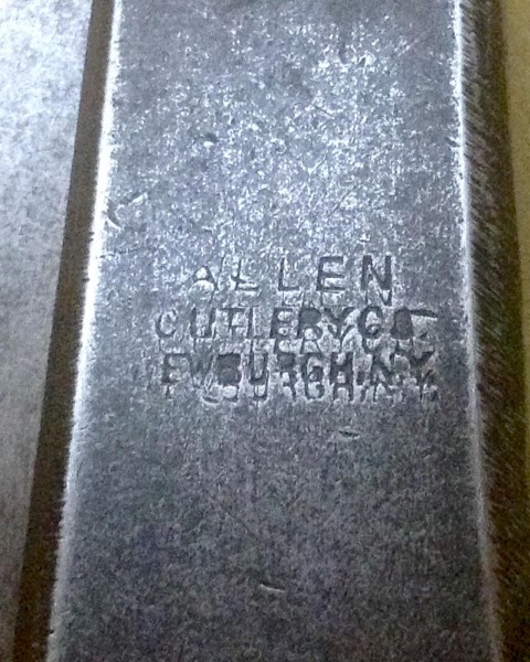 The Manufacturer Handle Stamp.