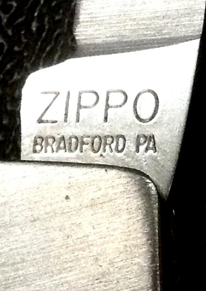 The Main Blade Front Tang Stamp.