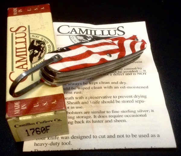 CAMILLUS 1760F-&quot;Ol' Glory&quot; Series<br />Pocket Knife #22.
