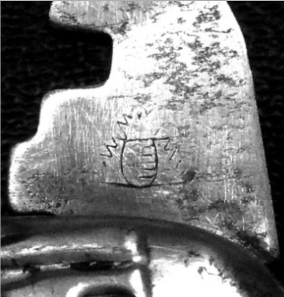 This Is What The Glass Cutter Stamp Should Or Did Look Like.