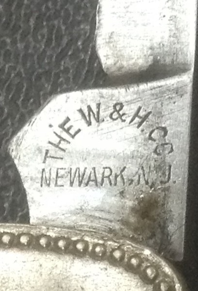 The Secondary Blade Front Tang Stamp.