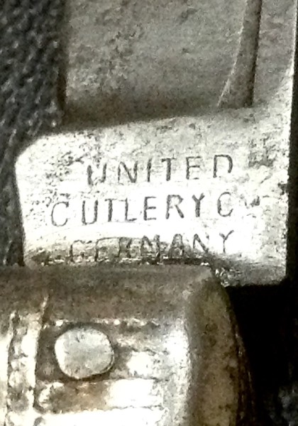 The Main Blade Front Tang Stamp.