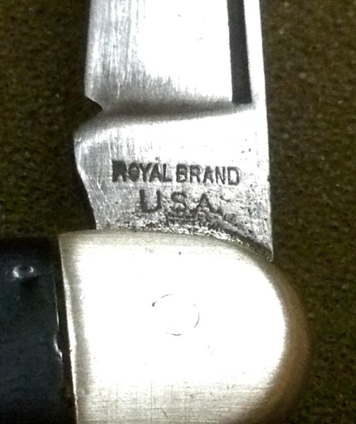 The Main Blade Front Tang Stamp.