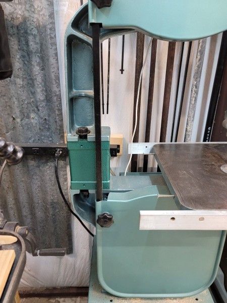 Riser block installed