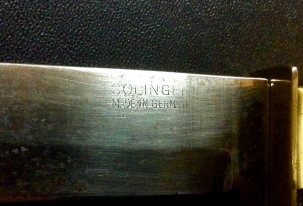 The Main Blade Stamp.
