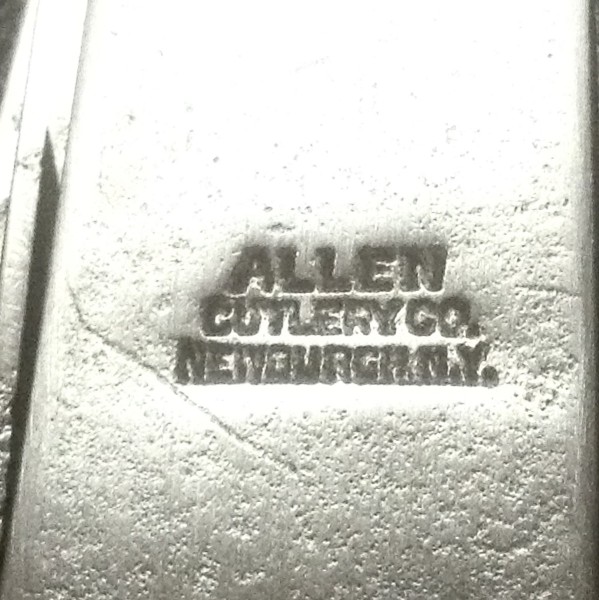 The Manufacturer Handle Stamp.