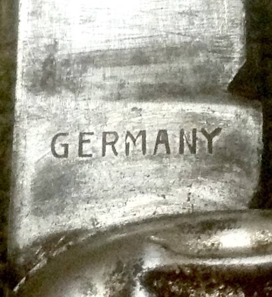 The Main Blade Back Tang Stamp.