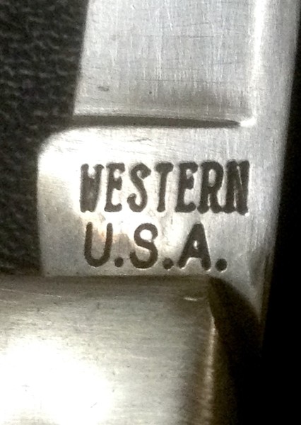 The Main Blade Front Tang Stamp.