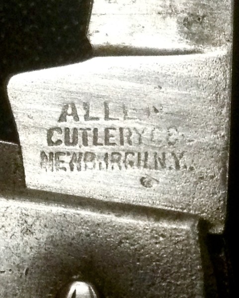 The Secondary Blade Front Tang Stamp.