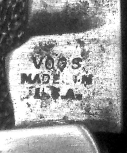 The Main Blade Front Tang Stamp.