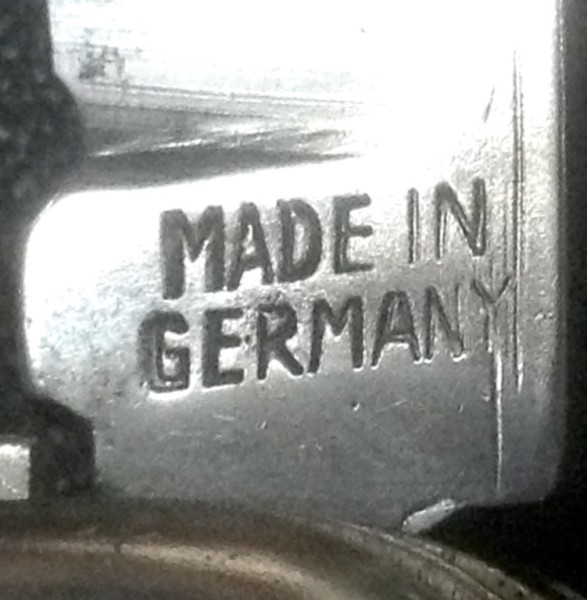 The Main Blade Front Tang Stamp.