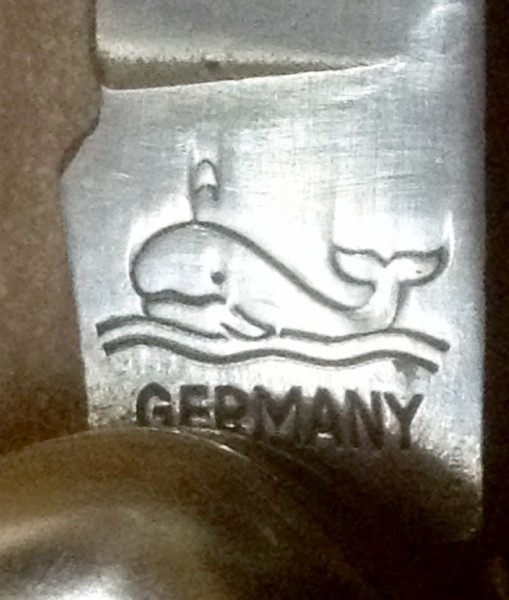 The Main Blade Front Tang Stamp.