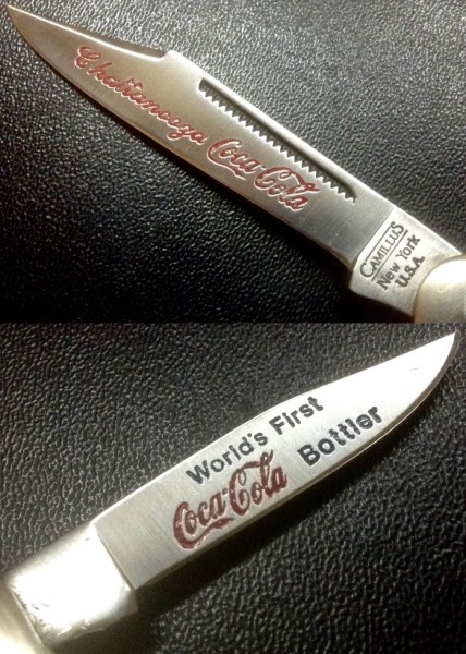 Top -The Main Blade Front Stamp.<br />Bottom - The Third Blade Back Stamp.