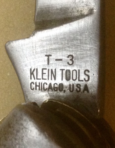 The Main Blade (Hawkbill) Front Tang Stamp.