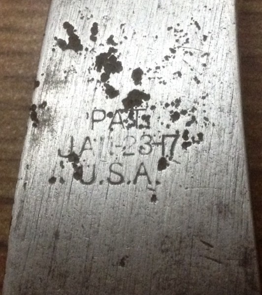 The Handle Patent Stamp.