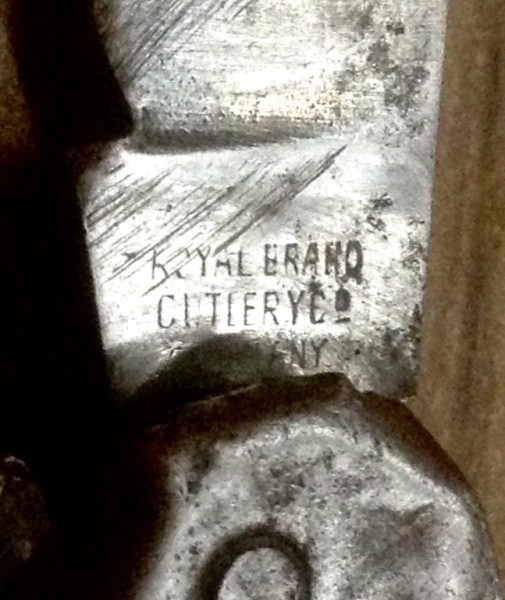 The Main Blade Front Tang Stamp.