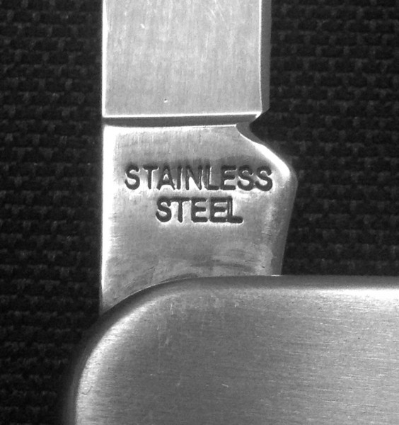 The Main Blade Back Tang Stamp.