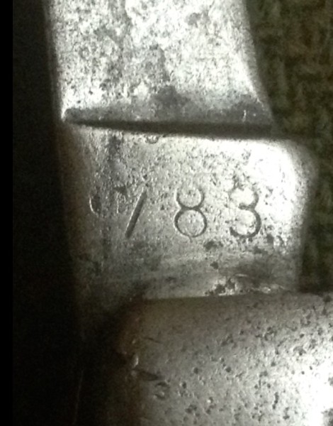 The Main Blade Back Tang Stamp.