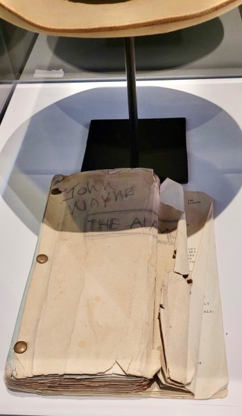 John Wayne’s working copy of The Alamo script
