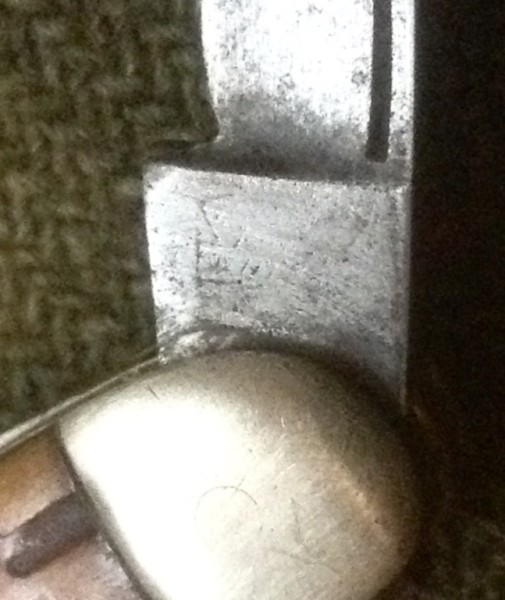 The Main Blade Front Tang Stamp.
