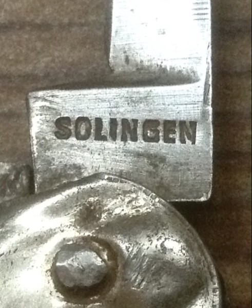 The Secondary Blade Front Tang Stamp.