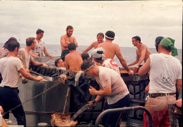 Bausell crossing the equator.JPG