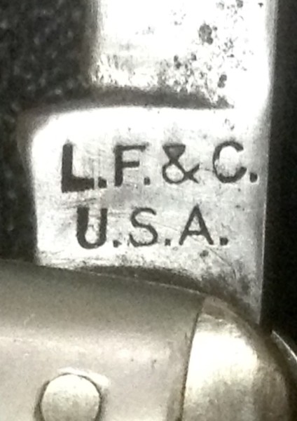 The Main Blade Front Tang Stamp.