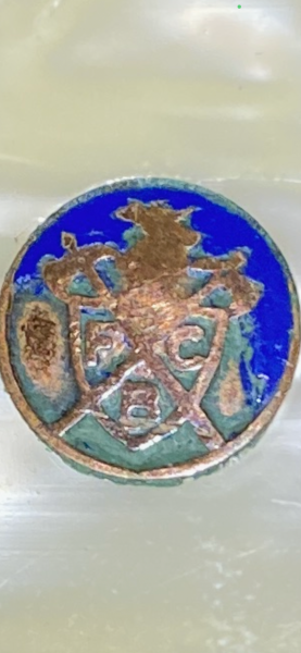 Knights of Pythias.  Emblem on pile side of lobster