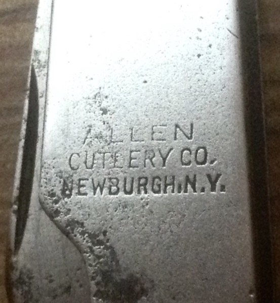 The Manufacturer Handle Stamp.