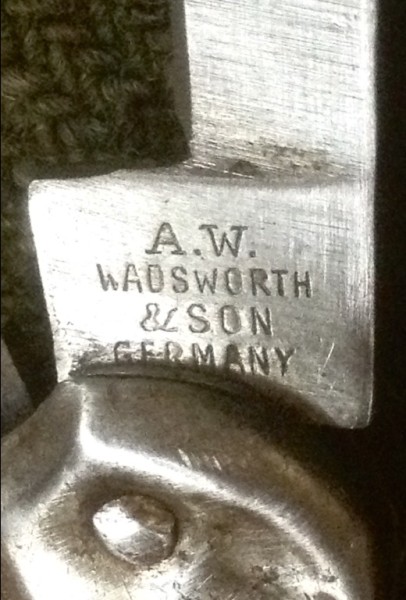 The Secondary Blade Front Tang Stamp.
