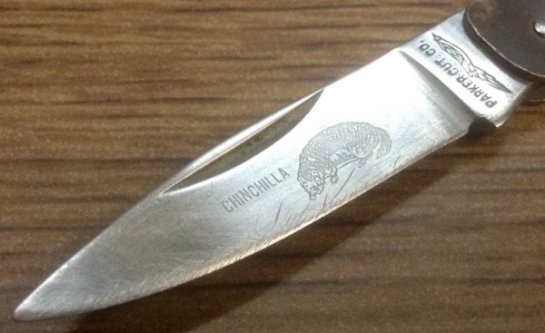 The Main Blade Front Etchings.