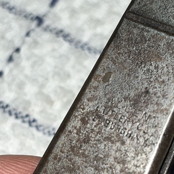 The Manufacturer Handle Stamp.