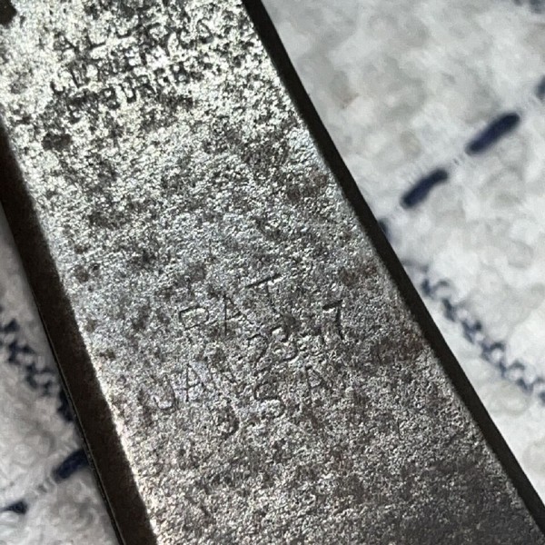 The Patent Date Handle Stamp.