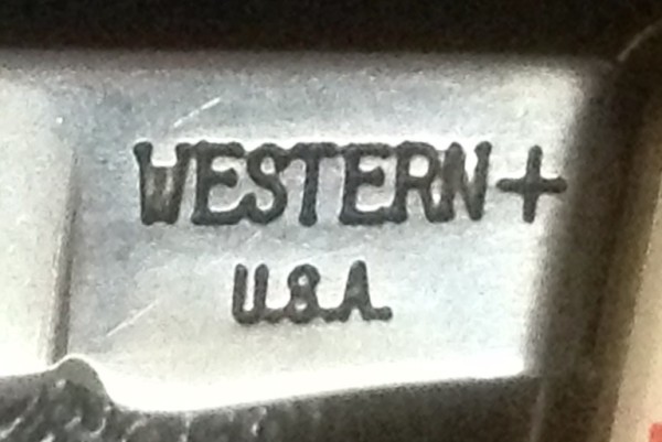 The Main Blade Front Tang Stamp.