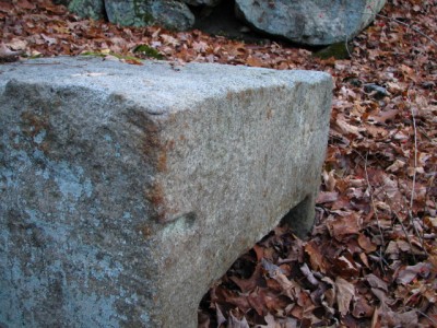 A STONE LAID ON IT'S SIDE