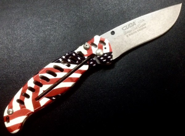 CAMILLUS (CUDA®) CU220F-&quot;Ol' Glory&quot; Series<br />Pocket Knife #36.