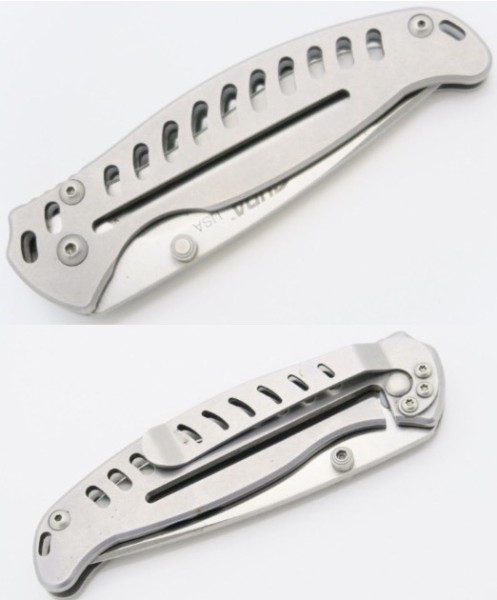 This picture shows a CUDA® 154 - CM, EDC, Darrel Ralph design (closed) <br />pocket knife, as advertised on the above posted box. It does NOT have <br />flag handles. It does NOT have a &quot;God Bless America&quot; blade etch. It DOES <br />have the blade thumb stud. It DOES have the belt or pocket clip.<br />NOT My Items. NOT My Pictures.