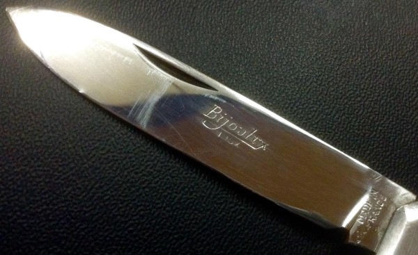 The Main Blade Front Etch Or Etches.