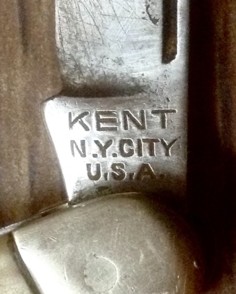 The Main Blade Front Tang Stamp.