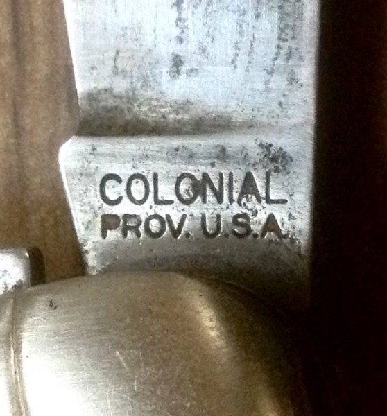The Main Blade Front Tang Stamp.