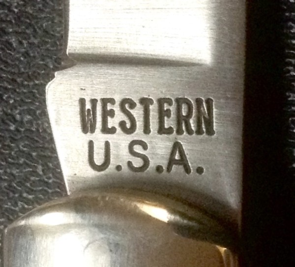 The Main Blade Front Tang Stamp.