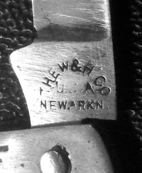 The Main Blade Front Tang Stamp.