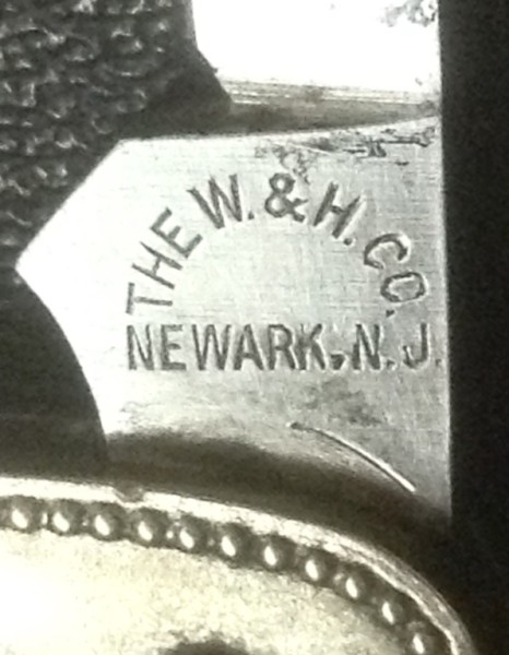 The Secondary Blade Front Tang Stamp.