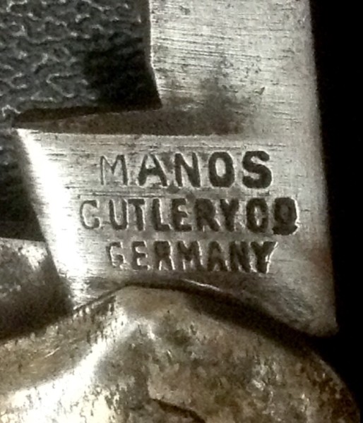 The Secondary Blade Front Tang Stamp.