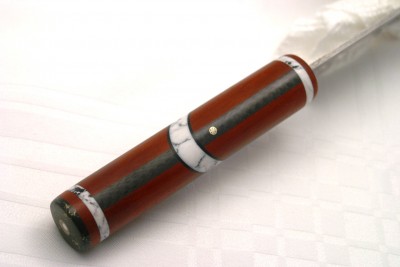 This is a custom knife for the Cocktail King Dale DeGroff