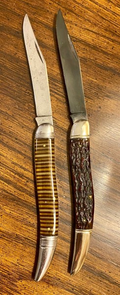 (L) Remington R955 (R) Utica #28 (Challenge Tang Stamp)