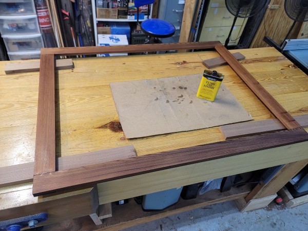 Glued up and first coat of Tung Oil