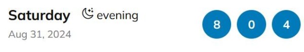 Winning Lottery Number August 2024.JPG